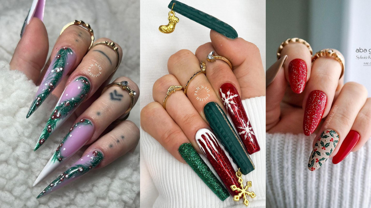 25+ CHRISTMAS NAILS DESIGNS YOU NEED TO RECREATE THIS YEAR 2023